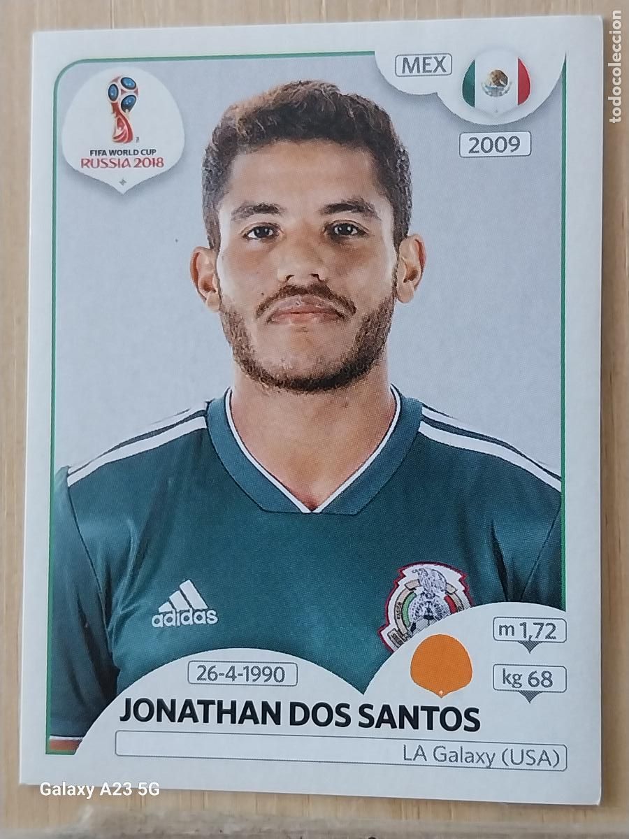 Cromos de f&uacute;tbol: 461 DOS SANTOS WORLD CUP CROMO SIN PEGAR NUNCA ORIGINAL PANINI