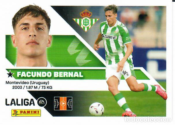Cromos de f&uacute;tbol: CROMO PANINI LIGA ESTE 26 27 - N&ordm; 13 - FACUNDO BERNAL - BETIS - 2&ordf; EDICI&Oacute;N