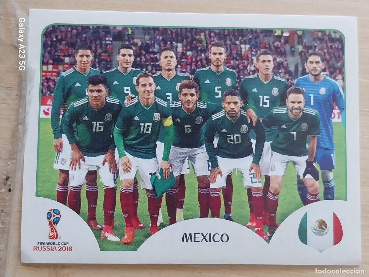 Cromos de Futebol: 453 MEXICO * WORLD CUP RUSSIA RUSIA 2018 * PANINI CROMO SIN PEGAR NUNCA ORIGINAL PANINI