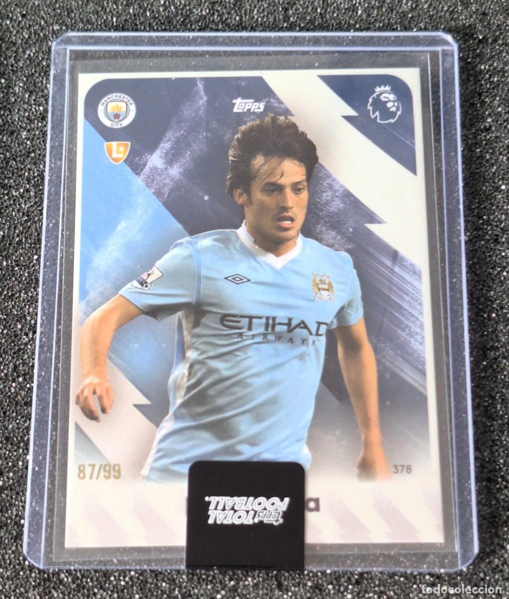 Cromos de Futebol: David Silva Manchester City Topps Total Football 87/99