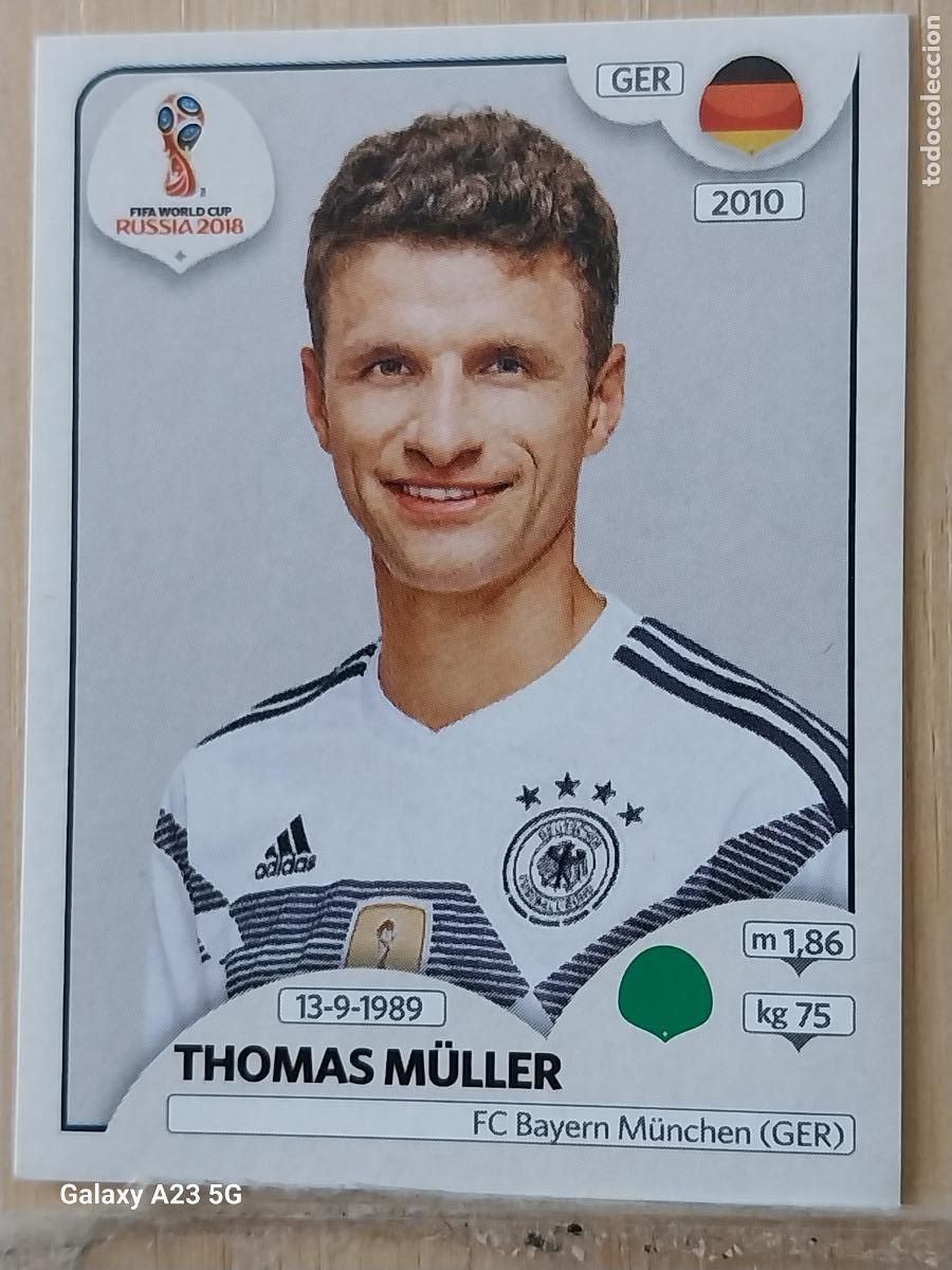 Cromos de Futebol: 450 MULLER ALEMANIA WORLD CUP RUSSIA RUSIA 2018 * PANINI CROMO SIN PEGAR NUNCA ORIGINAL PANINI