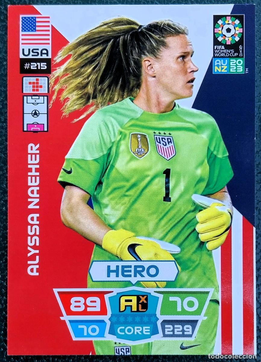 Figurine di Calcio: 215 ALYSSA NAEHER ESTADOS UNIDOS FICHAS ALBUM ADRENALYN FEMENINO MUNDIAL WOMEN'S WORLD AU NZ 2023