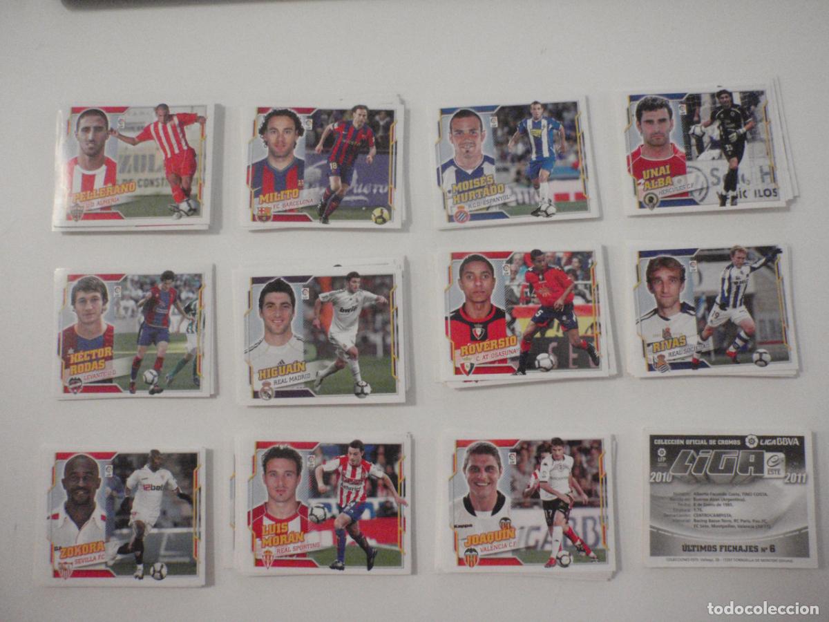 Figurine di Calcio: Lote cromos f&uacute;tbol stickers 172 diferentes y sin pegar. Liga BBVA Ediciones ESTE 2010 2011. 10 11