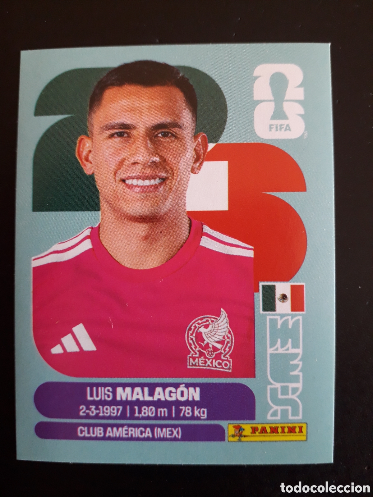 Cromos de Futebol: MALAG&Oacute;N M&Eacute;XICO MEX 2 MUNDIAL F&Uacute;TBOL 2026 FIFA WORLD CUP PANINI SIN PEGAR PEDIDO M&Iacute;NIMO 3&euro;.