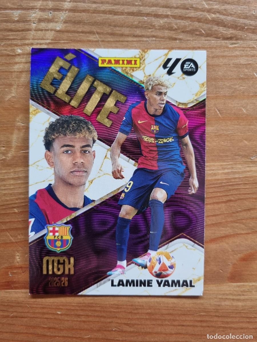 Cromos de Futebol: 9 LAMINE YAMAL (FC Barcelona) &Eacute;LITE. Liga 2025 2026 25 26 Megacracks (Panini)