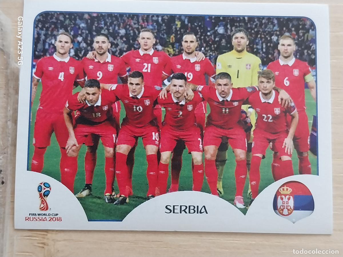 Football Stickers: 413 SERBIA RUSSIA RUSIA 2018 * PANINI WORLD CUP CROMO SIN PEGAR NUNCA ORIGINAL PANINI
