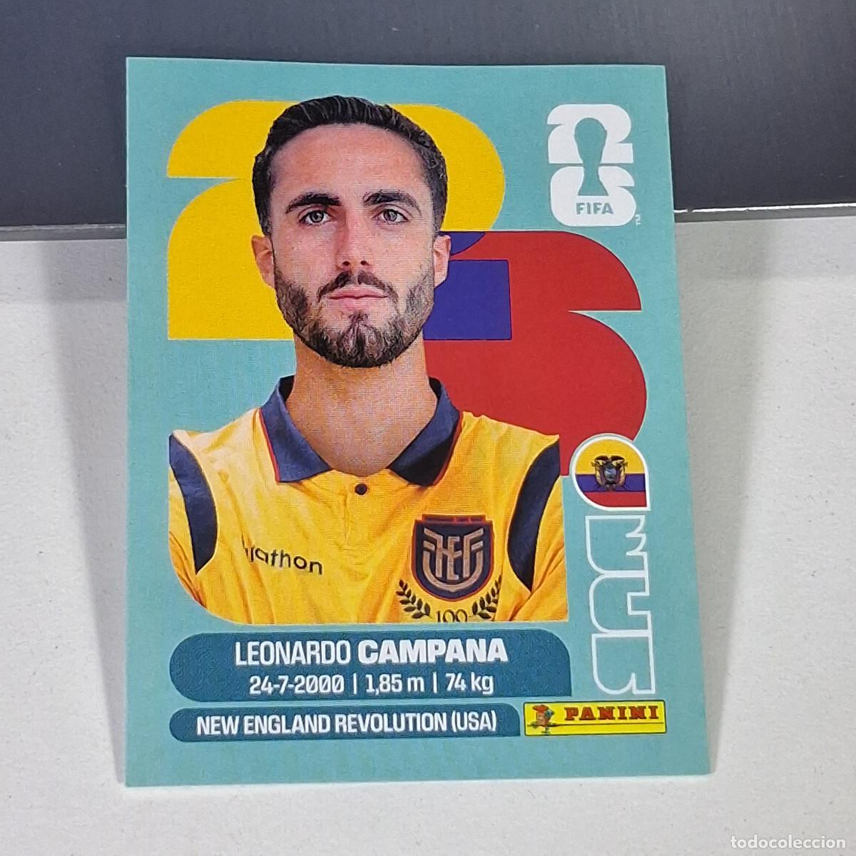 Football Stickers: B61 ECU15 LEONARDO CAMPANA 15 ECUADOR ECU MUNDIAL FIFA WORLD CUP 2026 STICKER PANINI