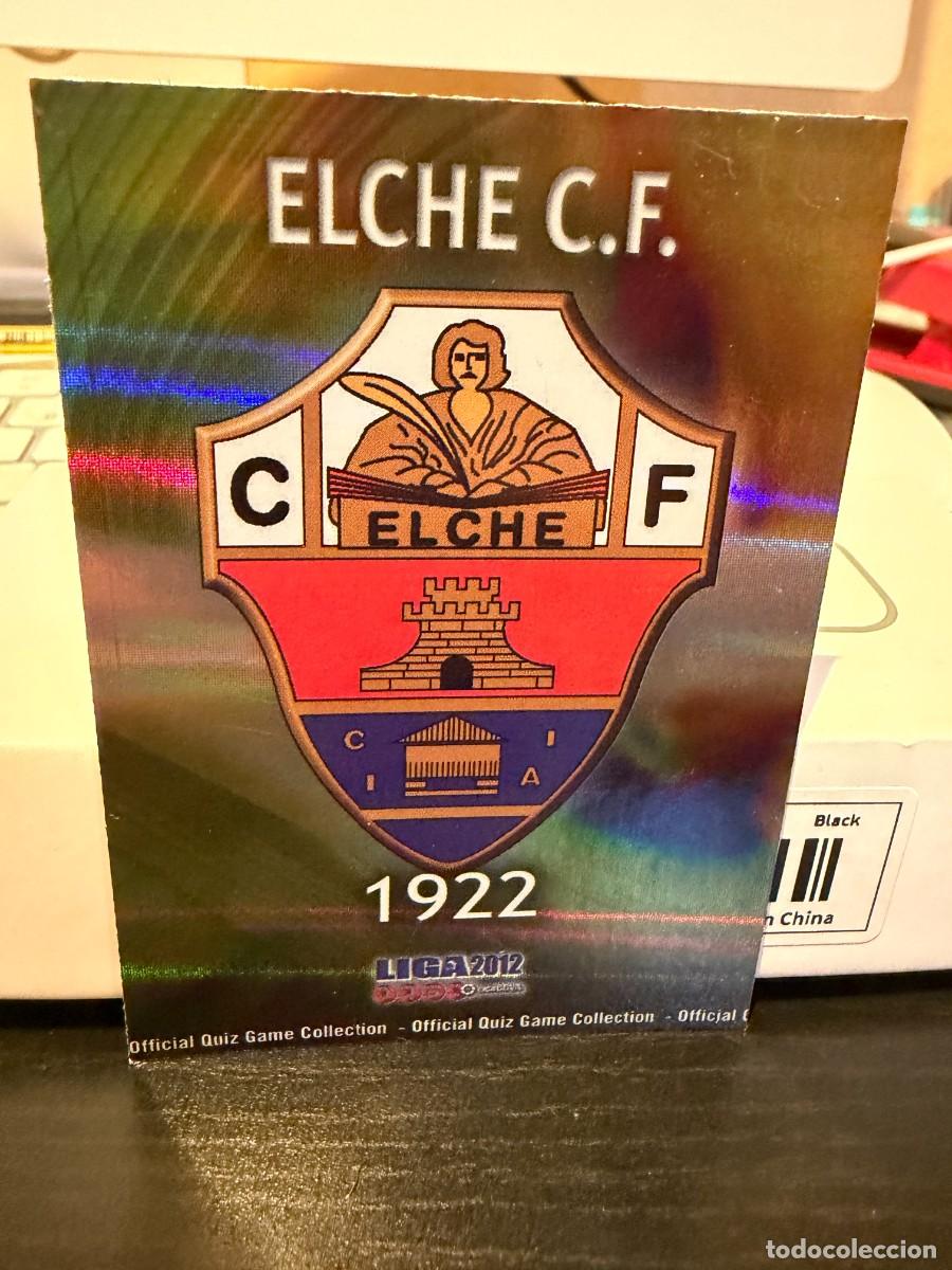 Cromos de f&uacute;tbol: liga quiz 2012 elche escudo