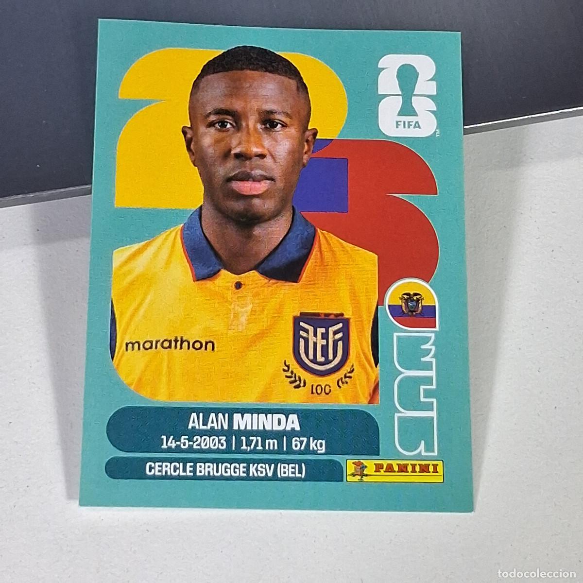 Cromos de f&uacute;tbol: B61 ECU18 ALAN MINDA 18 ECU ECUADOR MUNDIAL FIFA WORLD CUP 2026 STICKER PANINI