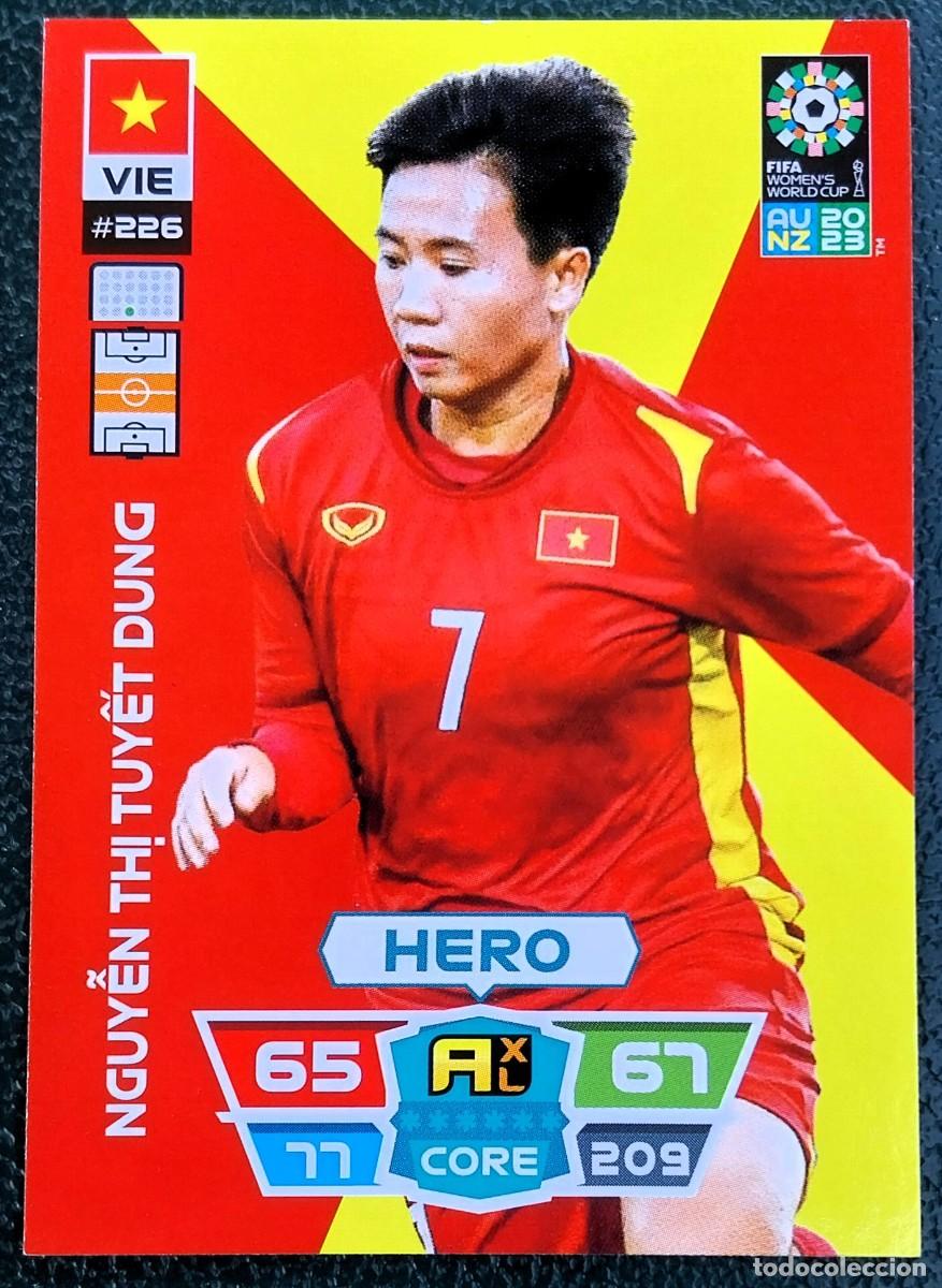 Cromos de f&uacute;tbol: 226 NGUYEN THI TUYET DUNG VIETNAN FICHAS ALBUM ADRENALYN FEMENINO MUNDIAL WOMEN'S WORLD AU NZ 2023