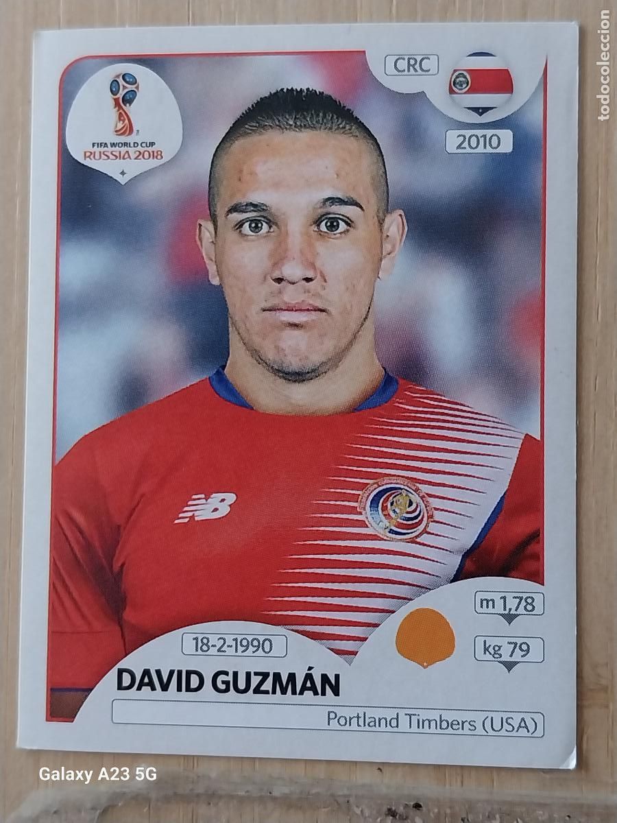 Cromos de f&uacute;tbol: 407 GUZMAN COSTA RICA RUSSIA RUSIA 2018 * PANINI WORLD CUP CROMO SIN PEGAR NUNCA ORIGINAL PANINI