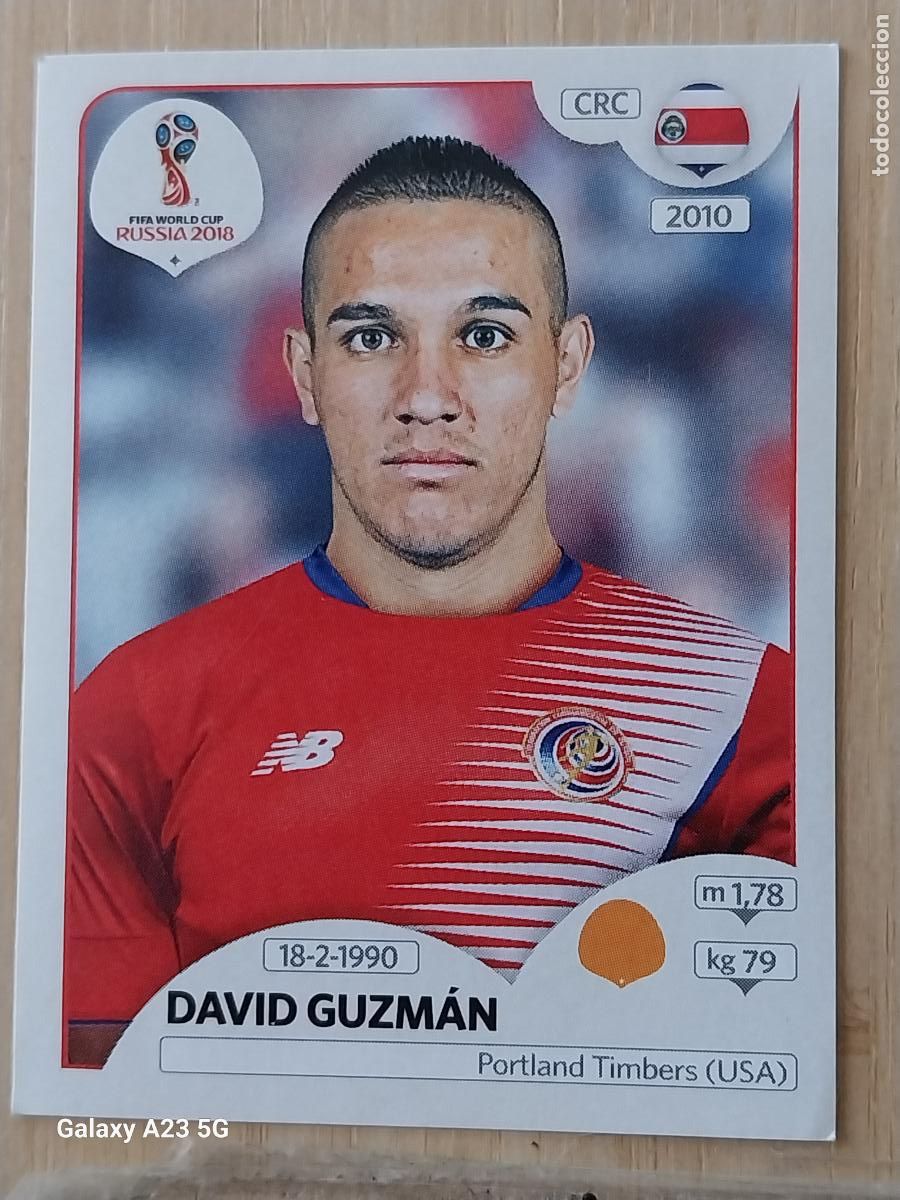 Cromos de f&uacute;tbol: 407 GUZMAN COSTA RICA * RUSSIA RUSIA 2018 * PANINI WORLD CUP CROMO SIN PEGAR NUNCA ORIGINAL PANINI