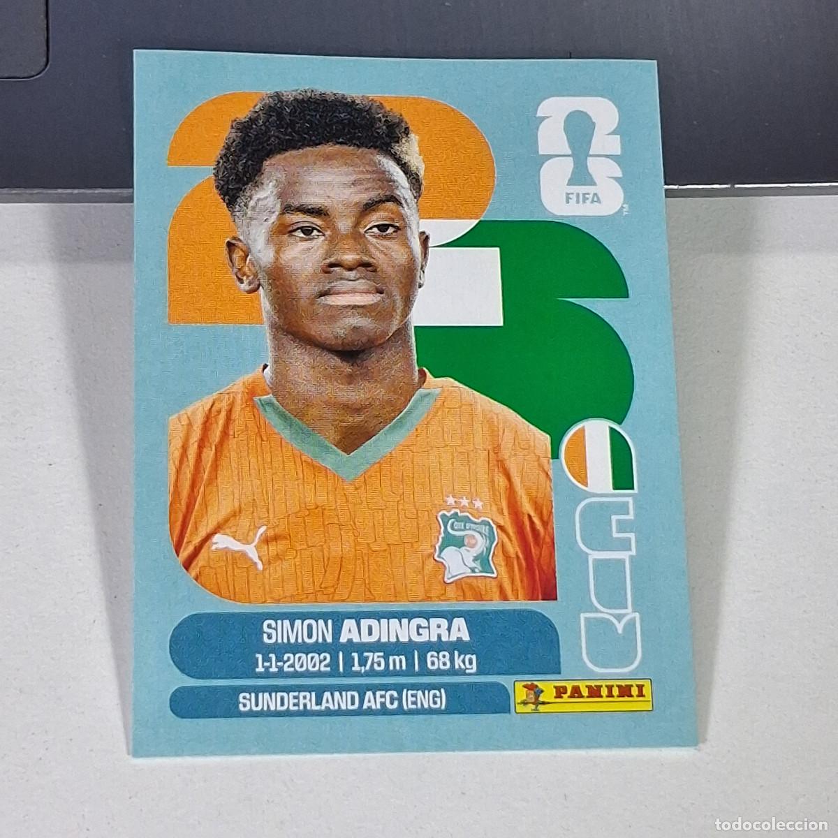 Cromos de f&uacute;tbol: B61 CIV 17 CIV17 SIMON ADINGR COSTA DE MARFIL IVORY COAST MUNDIAL FIFA WORLD CUP 2026 STICKER PANINI