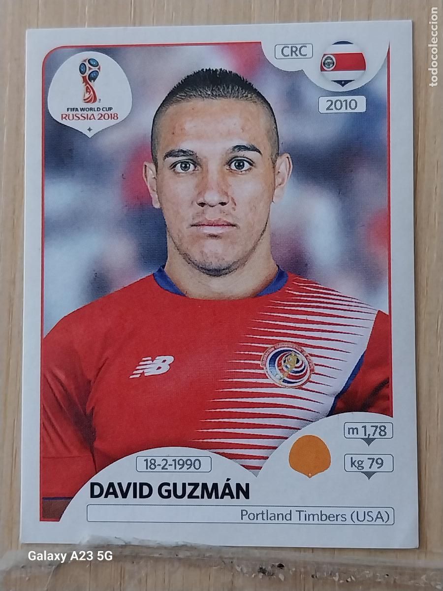 Cromos de f&uacute;tbol: 407 GUZMAN COSTA RICA ** RUSSIA RUSIA 2018 * PANINI WORLD CUP CROMO SIN PEGAR NUNCA ORIGINAL PANINI
