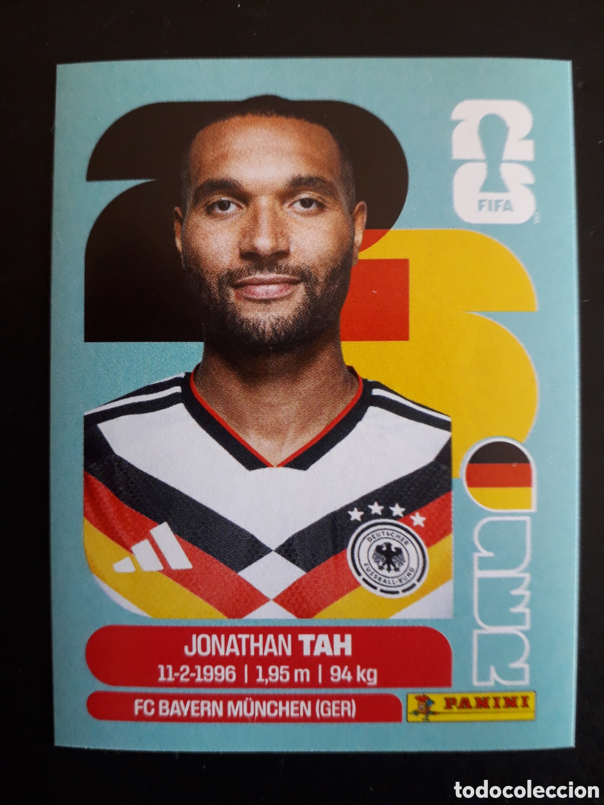 Cromos de f&uacute;tbol: TAH ALEMANIA GER 3 MUNDIAL F&Uacute;TBOL 2026 FIFA WORLD CUP PANINI SIN PEGAR PEDIDO M&Iacute;NIMO 3&euro;