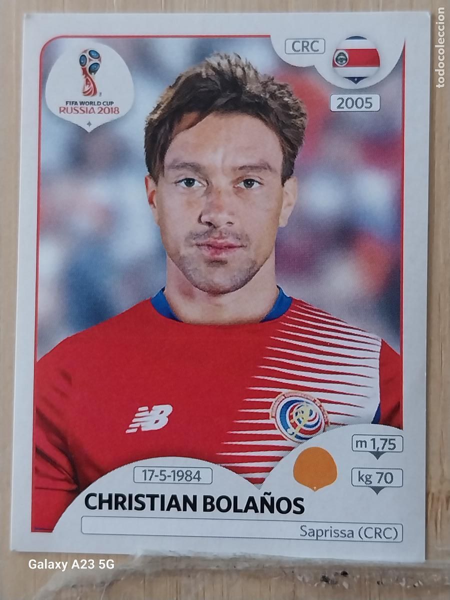 Cromos de f&uacute;tbol: 405 BOLA&Ntilde;OS COSTA RICA RUSSIA RUSIA 2018 * PANINI WORLD CUP CROMO SIN PEGAR NUNCA ORIGINAL PANINI