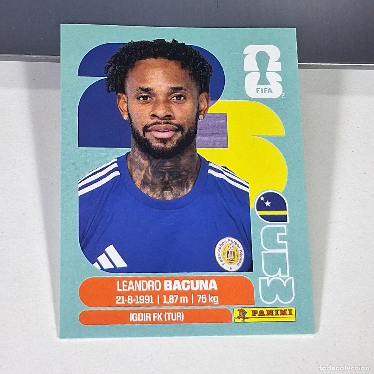 Cromos de f&uacute;tbol: B61 CUW12 LEANDRO BACUNA 12 CURAZAO CURA&Ccedil;AO CUW MUNDIAL FIFA WORLD CUP 2026 STICKER PANINI