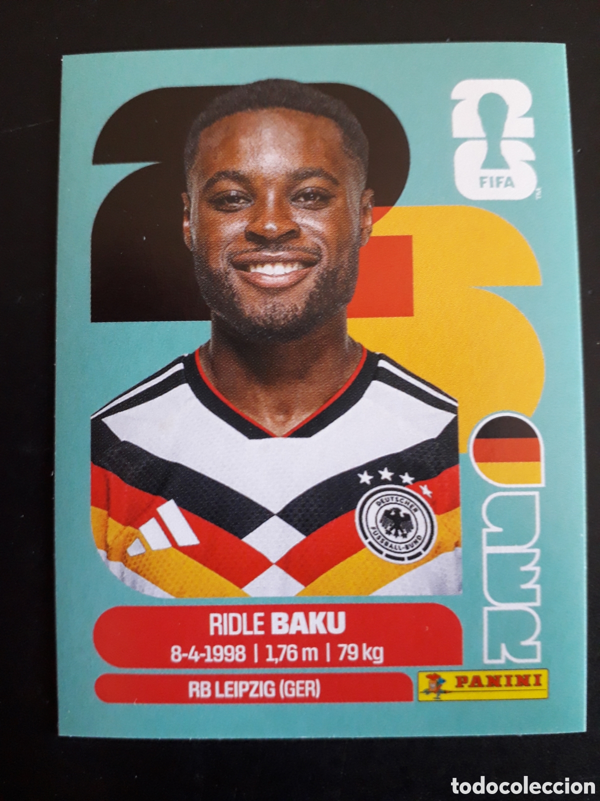 Cromos de f&uacute;tbol: BAKU ALEMANIA GER 8 MUNDIAL F&Uacute;TBOL 2026 FIFA WORLD CUP PANINI SIN PEGAR PEDIDO M&Iacute;NIMO 3&euro;.