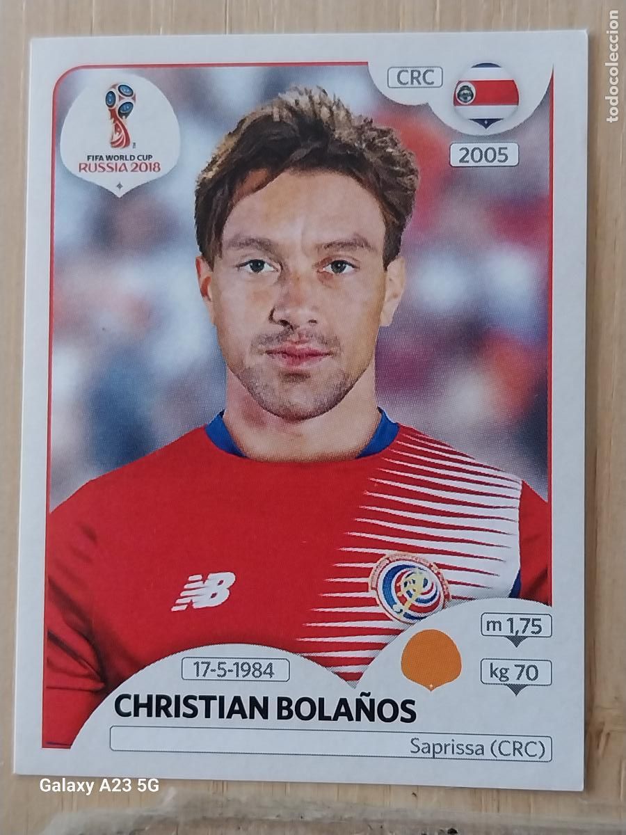 Cromos de f&uacute;tbol: 405 BOLA&Ntilde;OS COSTA RICA * RUSSIA RUSIA 2018 * PANINI WORLD CUP CROMO SIN PEGAR NUNCA ORIGINAL PANINI