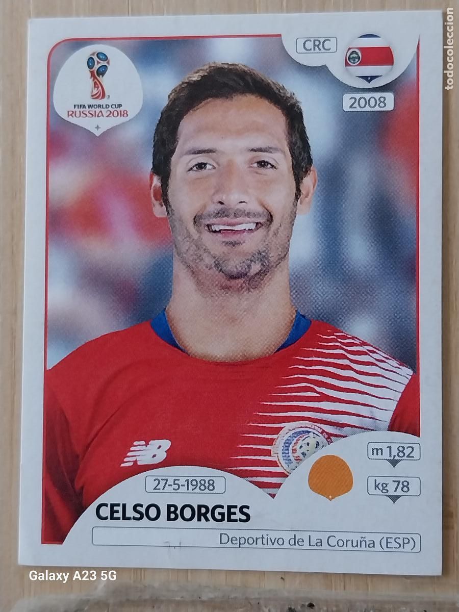 Cromos de f&uacute;tbol: 404 BIRGES COSTA RICA * RUSSIA RUSIA 2018 * PANINI WORLD CUP CROMO SIN PEGAR NUNCA ORIGINAL PANINI