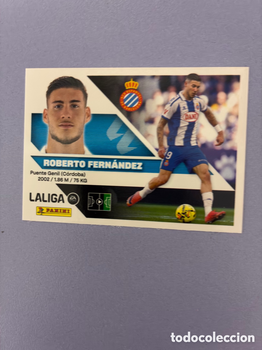 Cromos de f&uacute;tbol: Cromo Roberto Fern&aacute;ndez N.&ordm; 20 - RCD Espanyol - Colecci&oacute;n Este / Panini Liga 2026-27