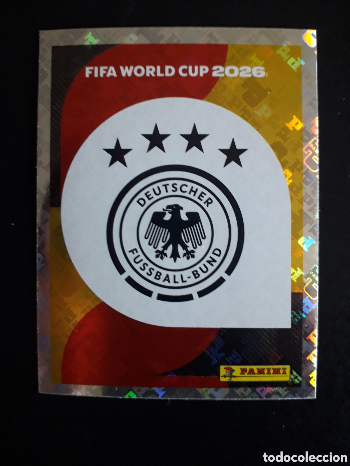 Cromos de f&uacute;tbol: ESCUDO ALEMANIA GER 1 MUNDIAL F&Uacute;TBOL 2026 FIFA WORLD CUP PANINI SIN PEGAR PEDIDO M&Iacute;NIMO 3&euro;