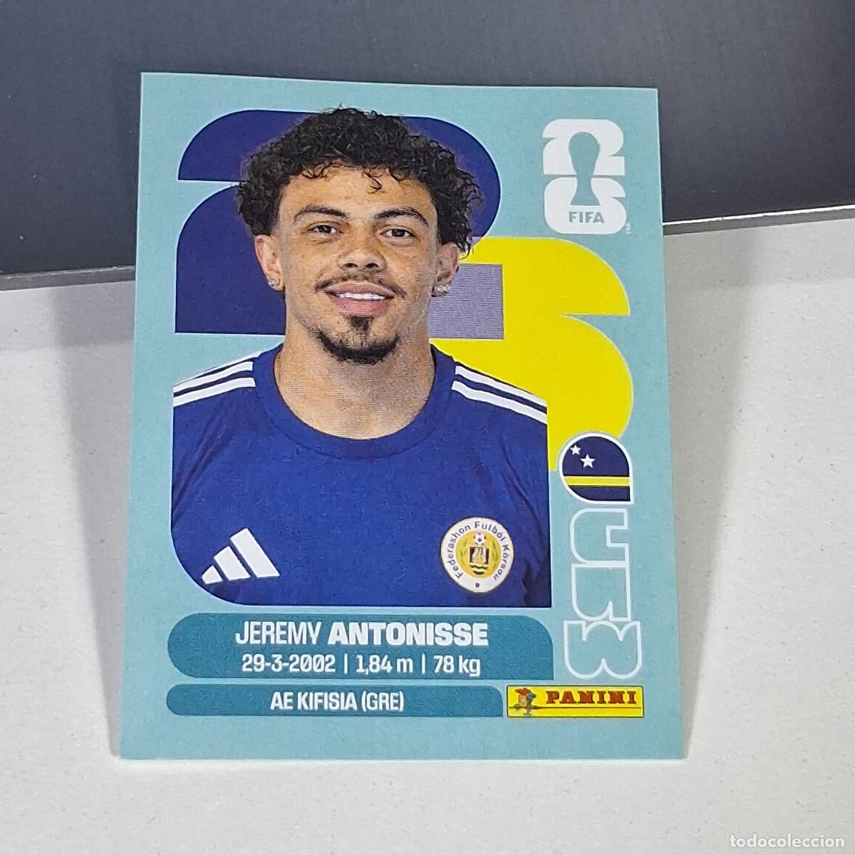Cromos de f&uacute;tbol: B61 CUW18 JEREMY ANTONISSE 18 CURAZAO CURA&Ccedil;AO CUW MUNDIAL FIFA WORLD CUP 2026 STICKER PANINI
