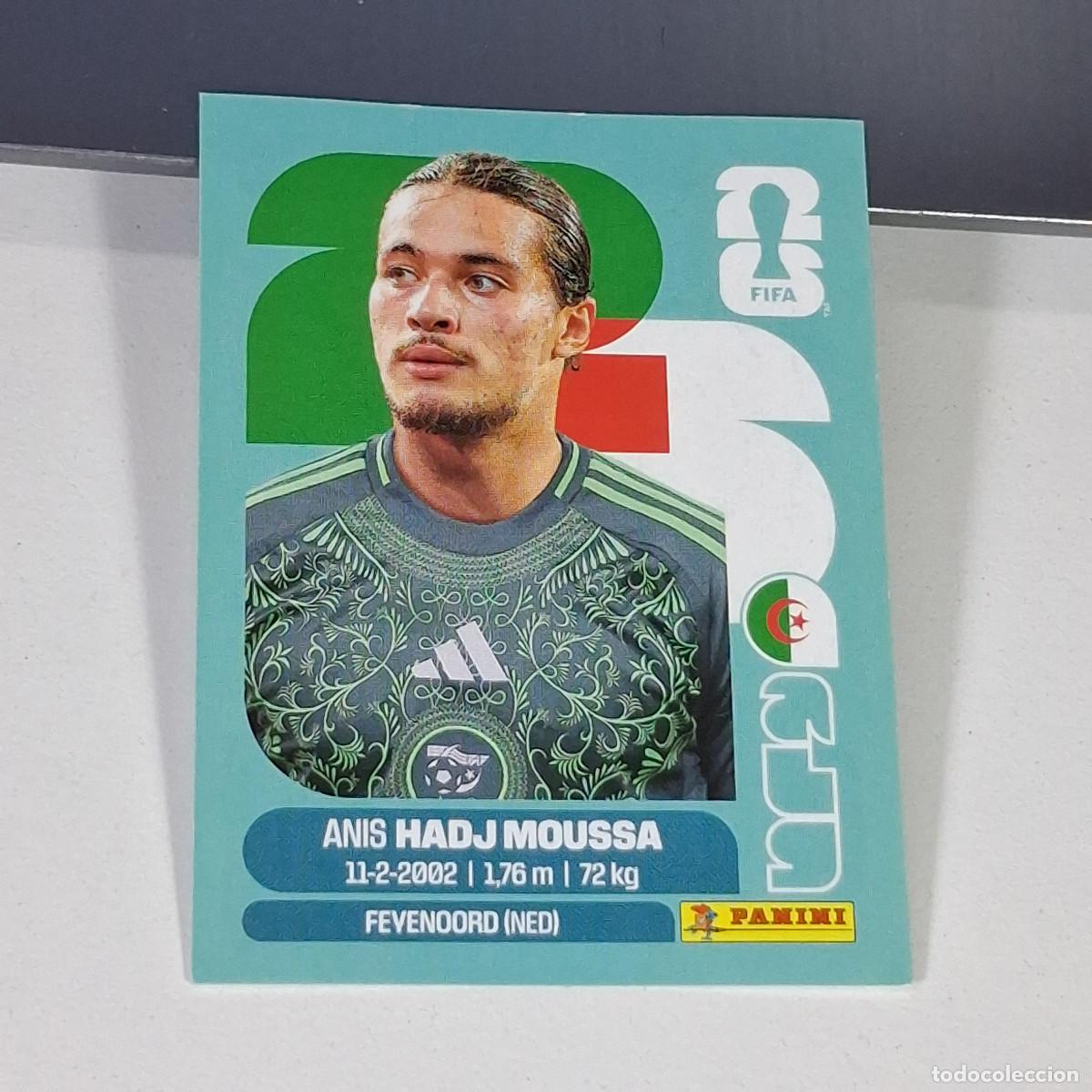 Cromos de f&uacute;tbol: B61 ALG 17 ALG17 ANIS HADJ MOUSSA ARGELIA ALGERIA MUNDIAL FIFA WORLD CUP 2026 STICKER PANINI