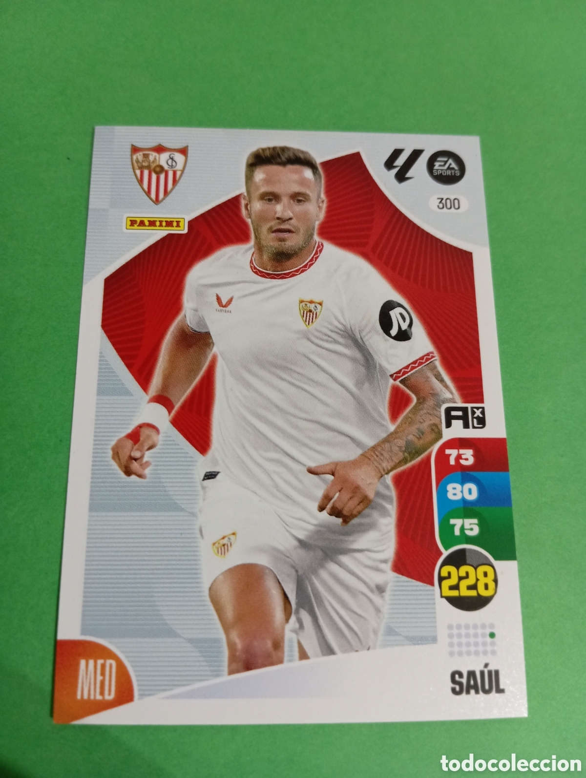 Cromos de f&uacute;tbol: Sa&uacute;l Sevilla n&deg;300 / PANINI ADRENALYN XL LA LIGA 2024/2025