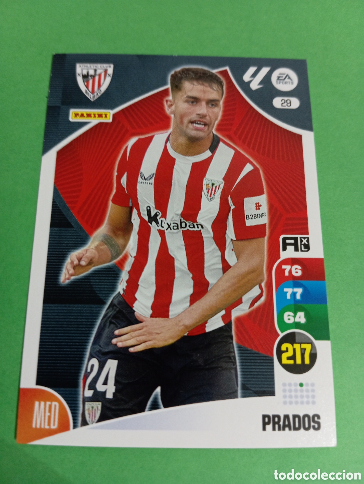 Cromos de f&uacute;tbol: Prados Athletic de Bilbao n&deg;29 / PANINI ADRENALYN XL LA LIGA 2024/2025