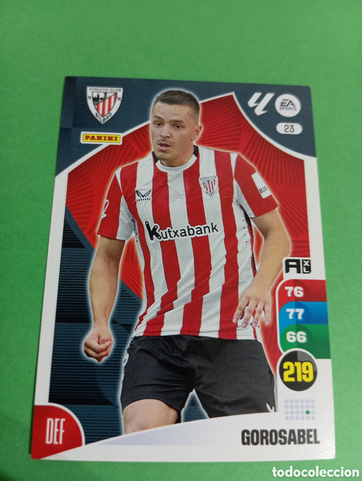 Cromos de f&uacute;tbol: Gorosabel Athletic de Bilbao n&deg;23 / PANINI ADRENALYN XL LA LIGA 2024/2025
