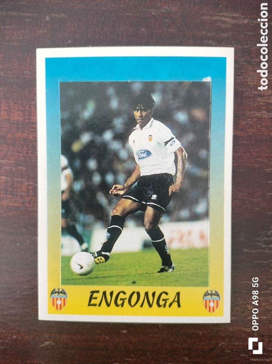Football Stickers: Cromo 135 pop Up Valencia Panini liga temporada 97 98 1997 1998