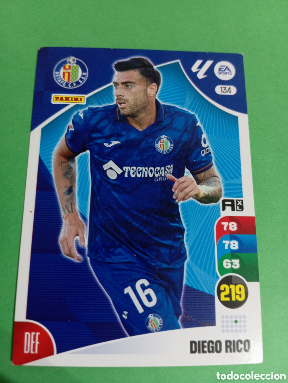 Cromos de f&uacute;tbol: Diego Rico Getafe n&deg;134 / PANINI ADRENALYN XL LA LIGA 2024/2025