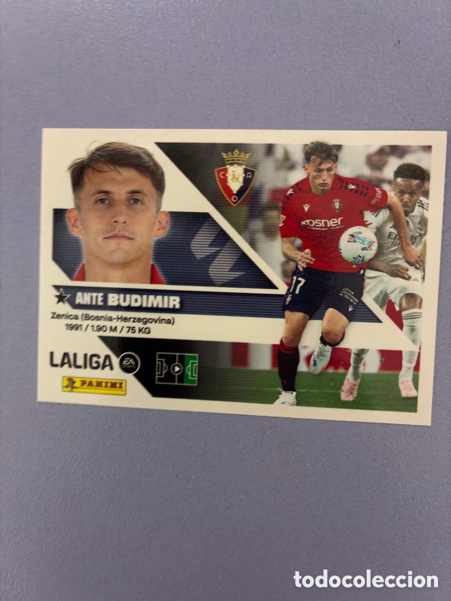 Cromos de f&uacute;tbol: Cromo Ante Budimir (Estrella) N.&ordm; 20 - CA Osasuna - Colecci&oacute;n Este / Panini Liga 2026-27