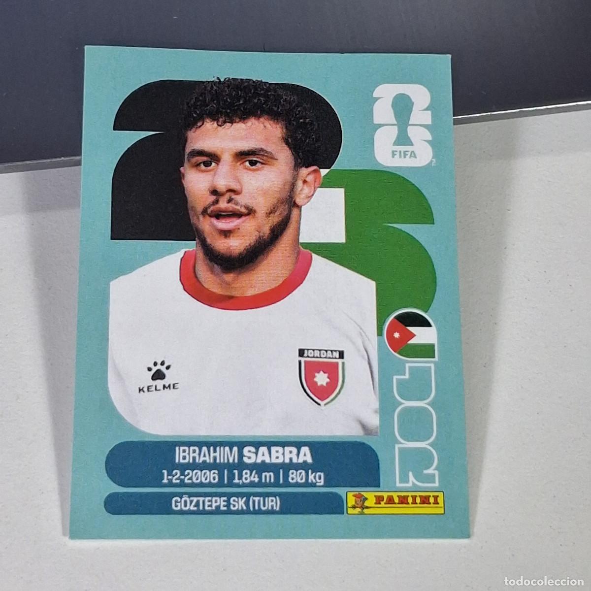 Cromos de Futebol: B61 JOR20 IBRAHIM SABRA 20 JORDANIA JOR MUNDIAL FIFA WORLD CUP 2026 STICKER PANINI