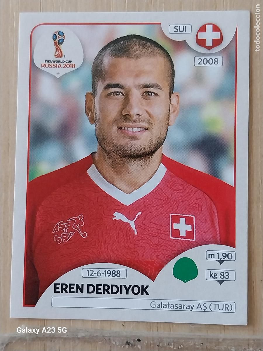 Cromos de Futebol: 391 DERDIYOK SUIZA ** RUSSIA RUSIA 2018 * PANINI WORLD CUP CROMO SIN PEGAR NUNCA ORIGINAL PANINI