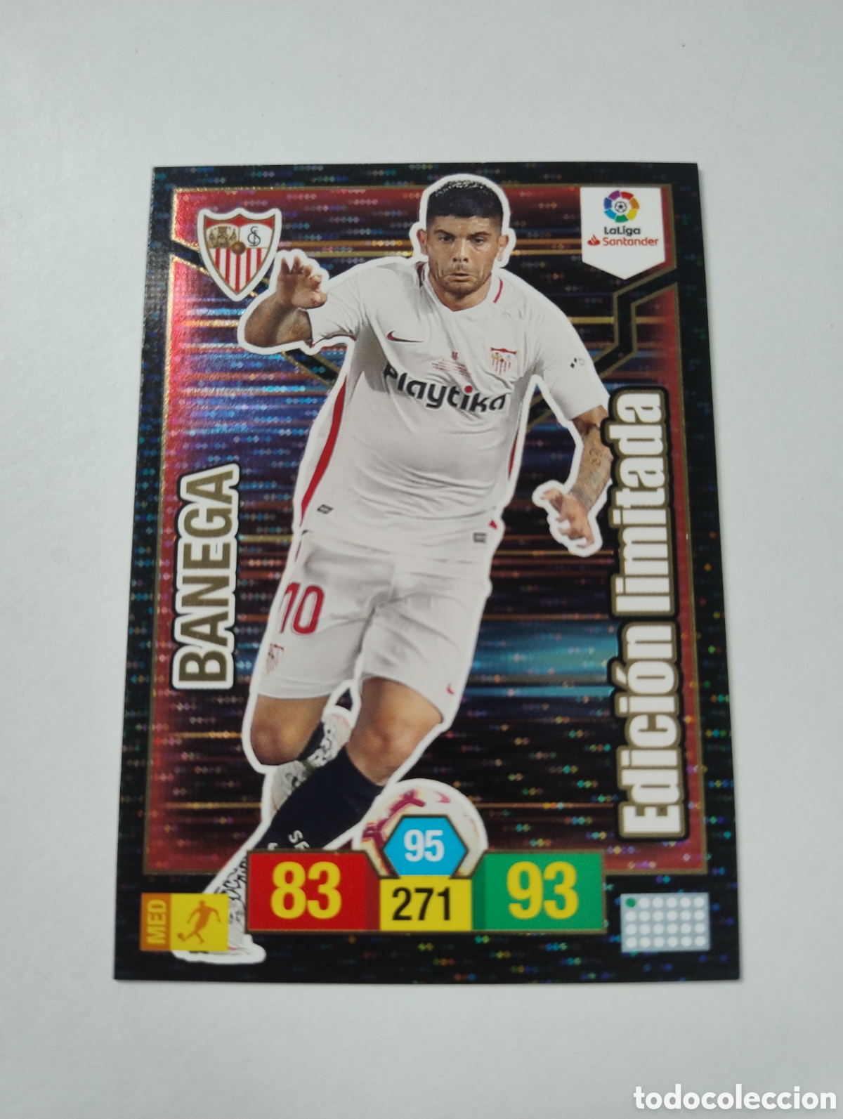 Cromos de Futebol: Banega - Sevilla - Adrenalyn XL Liga 2018 - 2019 Edici&oacute;n Limitada