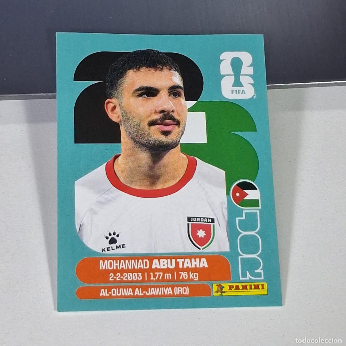 Football Stickers: B61 JOR 12 JOR12 MOHANNAD ABU TAHA ABUTAHA JORDANIA JOR MUNDIAL FIFA WORLD CUP 2026 STICKER PANINI