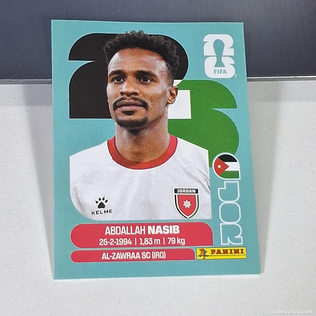 Cromos de f&uacute;tbol: B61 JOR6 ABDALLAH NASIB 6 JORDANIA JOR MUNDIAL FIFA WORLD CUP 2026 STICKER PANINI