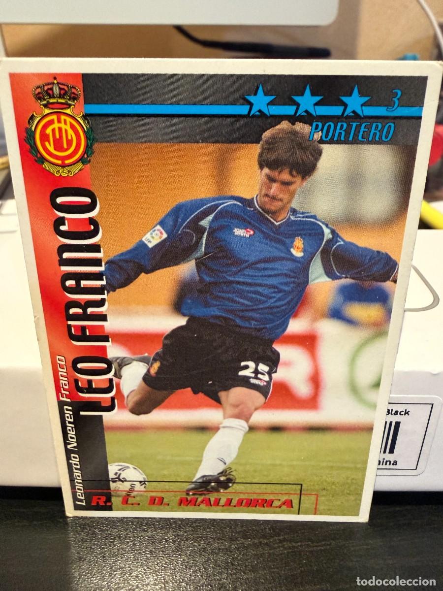 Football Stickers: magic box futbol match liga 02-03 leo franco mallorca