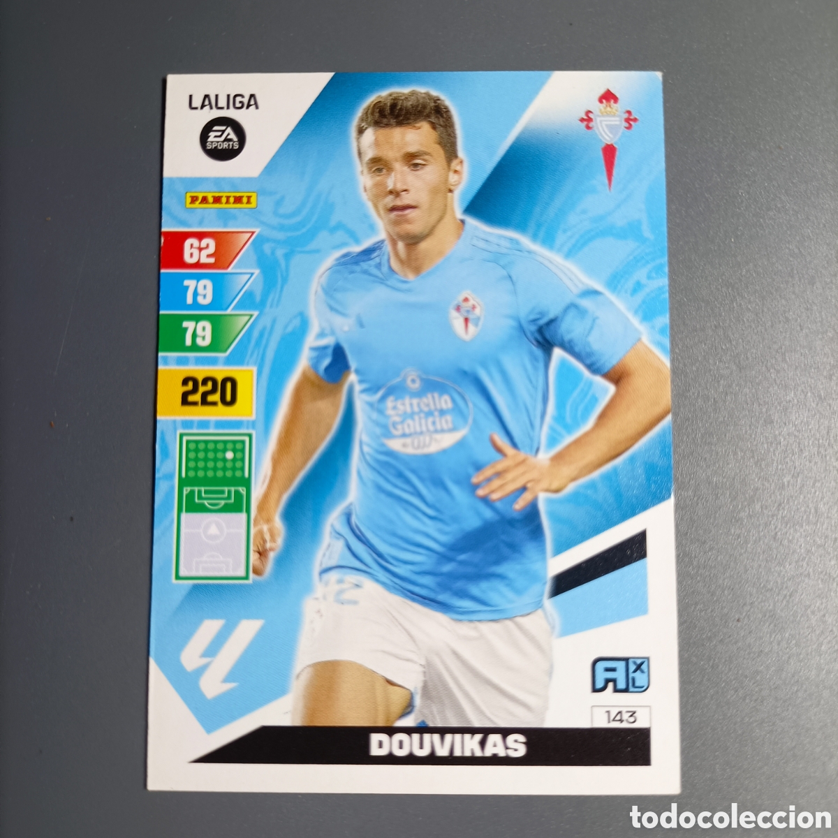 Cromos de f&uacute;tbol: ADRENALYN. LIGA 2023-2024 (CELTA) №143 DOUVIKAS