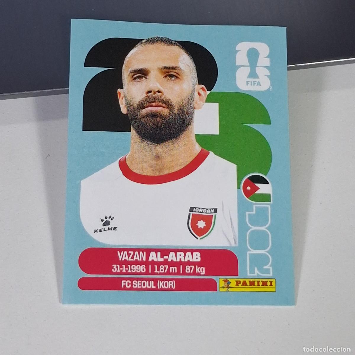 Cromos de f&uacute;tbol: B61 JOR 5 JOR5 YAZAN AL-ARAB JORDANIA JOR MUNDIAL FIFA WORLD CUP 2026 STICKER PANINI