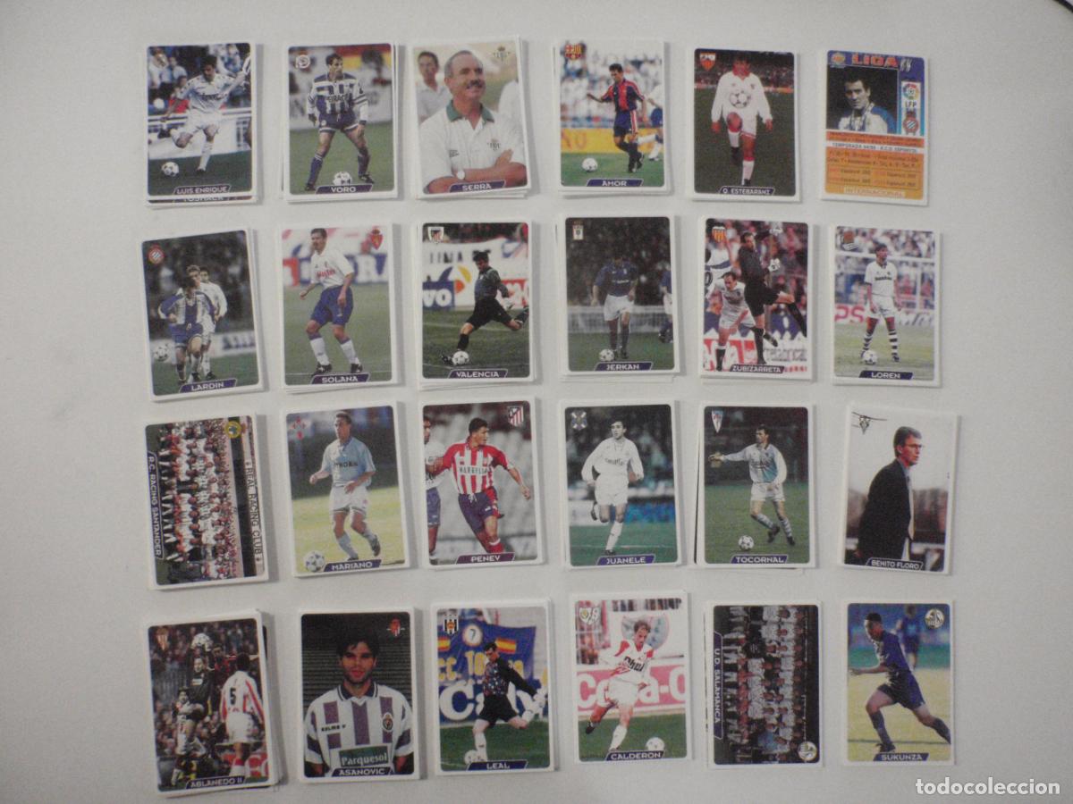 Cromos de f&uacute;tbol: Lote 272 Cromos f&uacute;tbol DIFERENTES. Trading Cards Las Fichas de la Liga 1995 1996 Mundicromo. 95 96