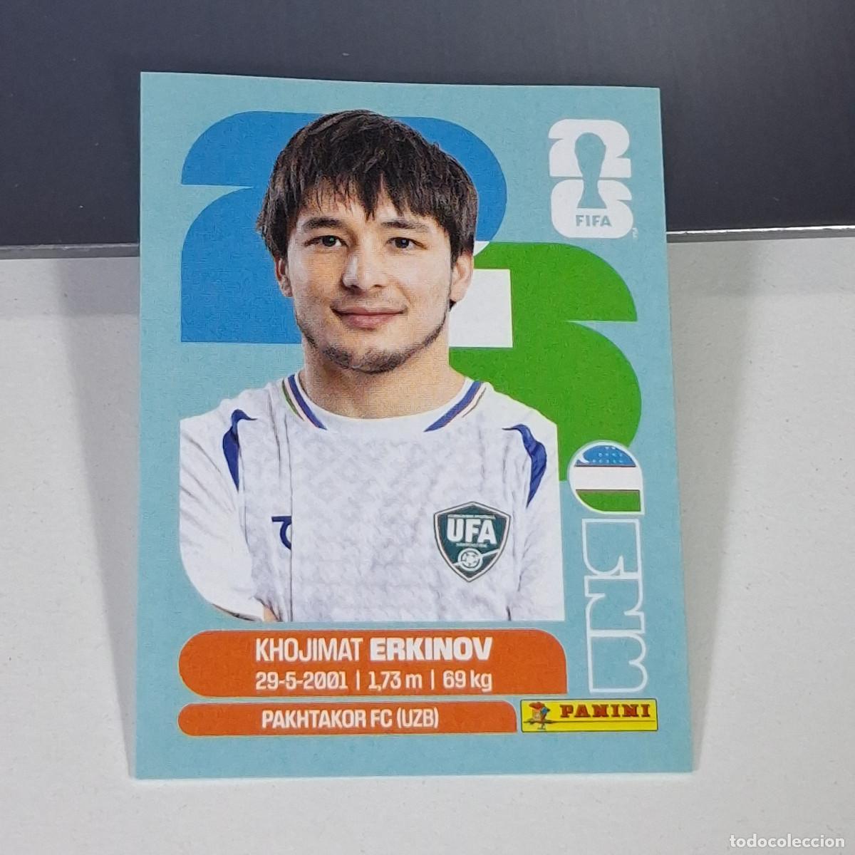 Figurine di Calcio: B61 UZB 15 UZB15 KHOJIMAT ERKINOV UZBEKISTAN MUNDIAL FIFA WORLD CUP 2026 STICKER PANINI