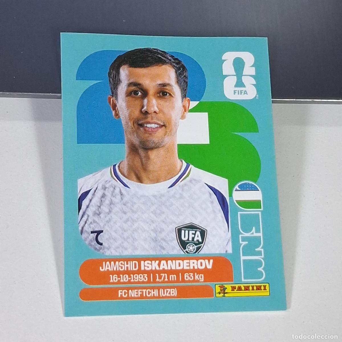 Cromos de f&uacute;tbol: B61 UZB12 JAMSHID ISKANDEROV 12 UZBEKIST&Aacute;N UZB MUNDIAL FIFA WORLD CUP 2026 STICKER PANINI