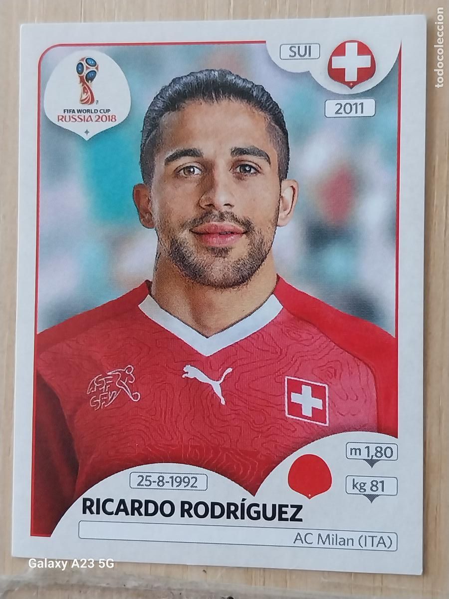 Cromos de f&uacute;tbol: 378 RODRIGUEZ SUIZA RUSSIA RUSIA 2018 * PANINI WORLD CUP CROMO SIN PEGAR NUNCA ORIGINAL PANINI