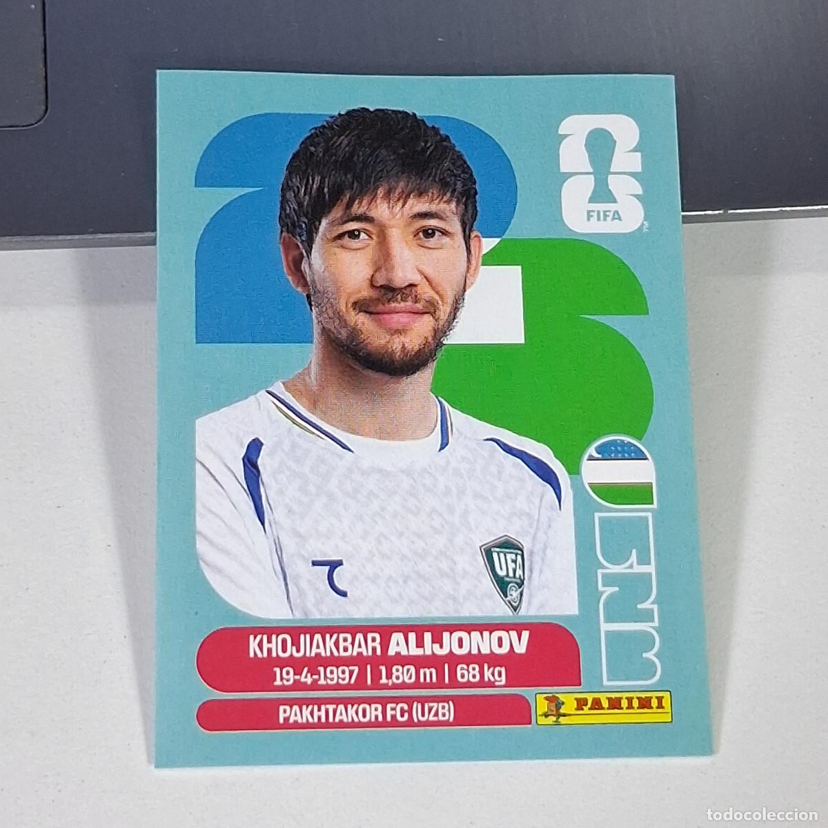 Cromos de f&uacute;tbol: B61 UZB8 KHOJIAKBAR ALIJONOV 8 UZBEKIST&Aacute;N UZB MUNDIAL FIFA WORLD CUP 2026 STICKER PANINI