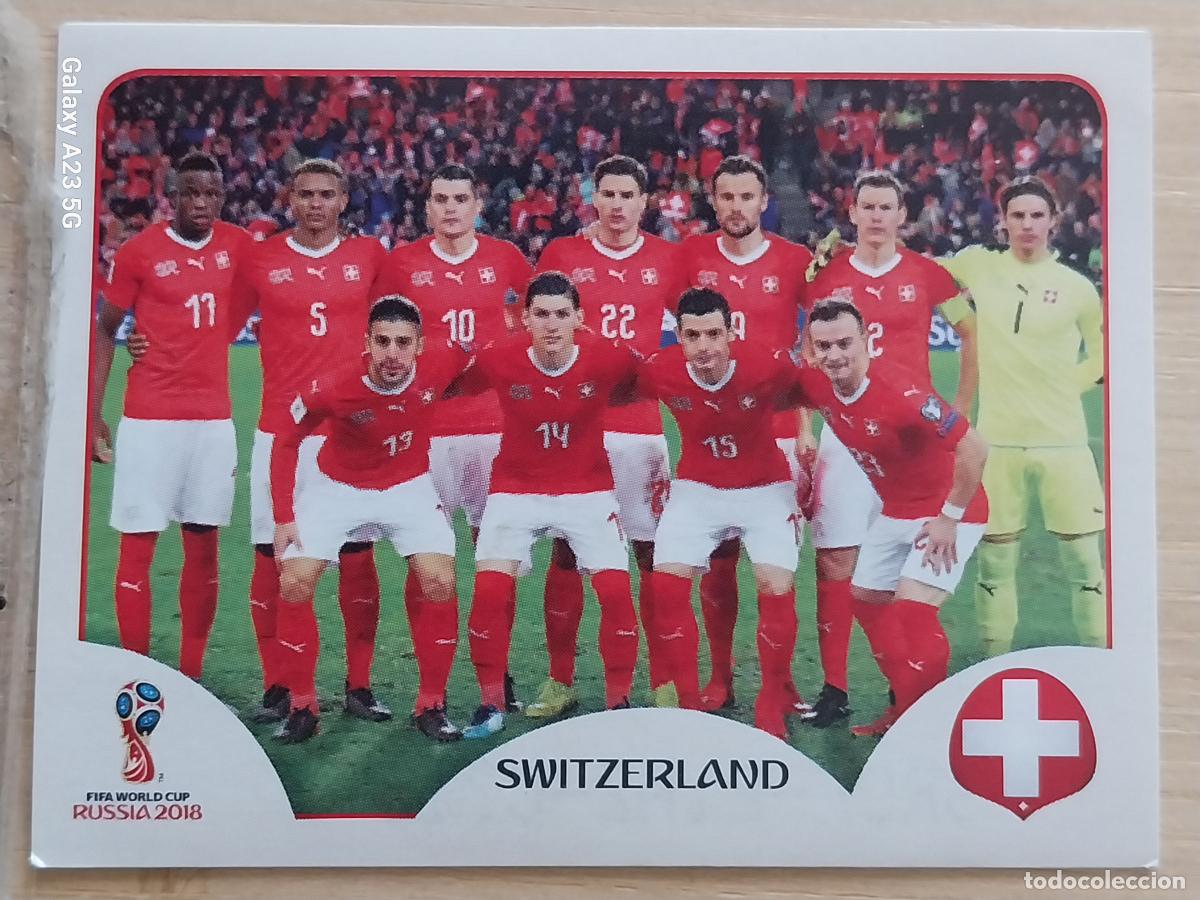 Cromos de f&uacute;tbol: 373 SUIZA ** PANINI WORLD CUP RUSIA 2018CROMO SIN PEGAR NUNCA ORIGINAL PANINI
