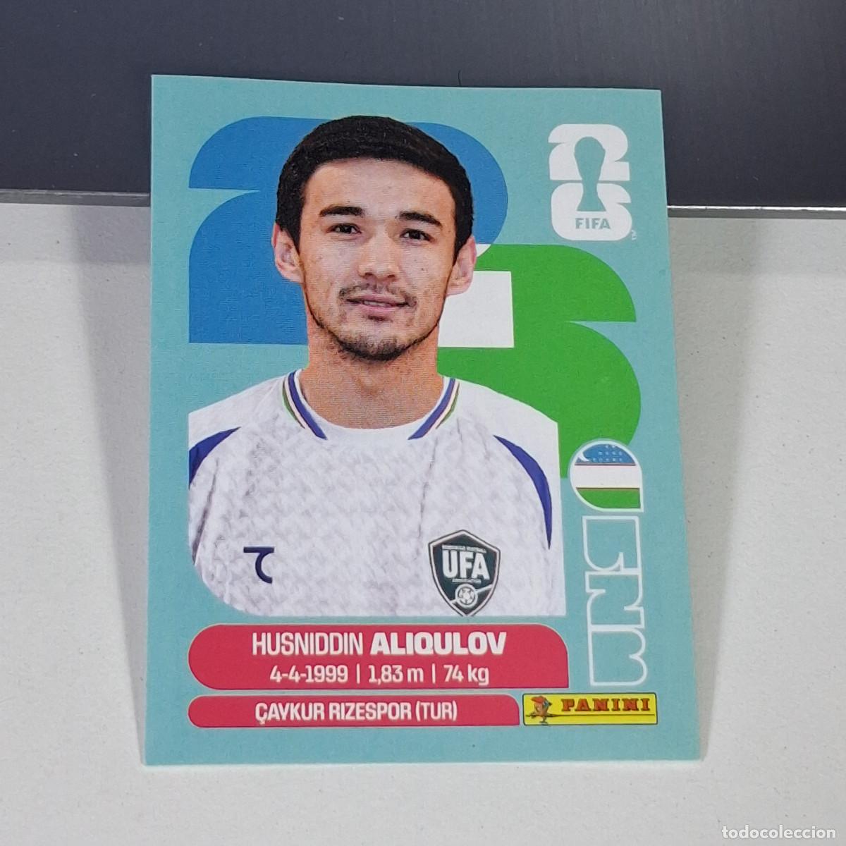 Football Stickers: B61 UZB6 HUSNIDDIN ALIQULOV 6 UZBEKIST&Aacute;N UZB MUNDIAL FIFA WORLD CUP 2026 STICKER PANINI