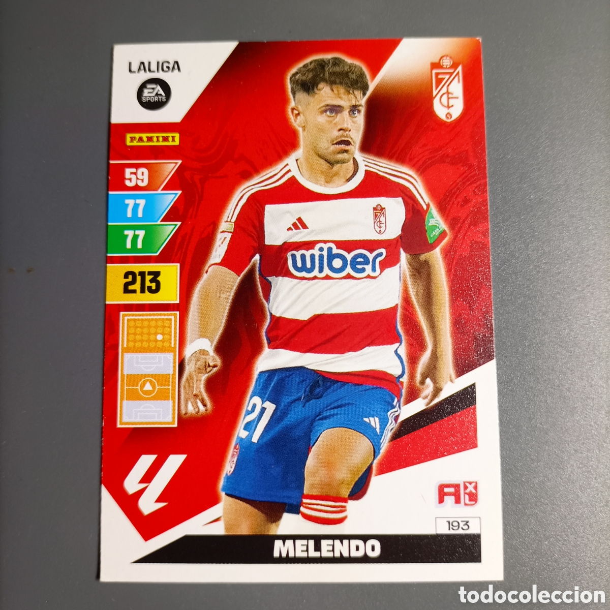 Football Stickers: ADRENALYN. LIGA 2023-2024 (GRANADA) №193 MELENDO